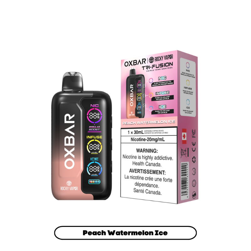 OXBAR TRIFUSION PEACH WATERMELON ICE 20MG/30ML
