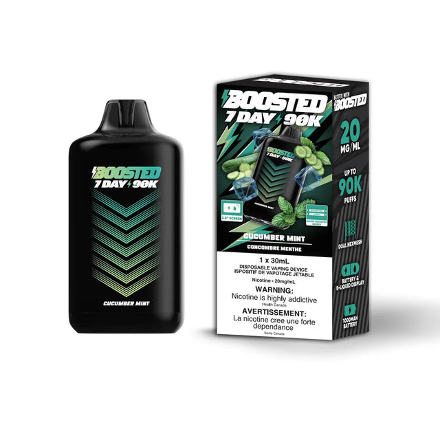BOOSTED 7 DAY 90K DISPOSABLE - CUCUMBER MINT