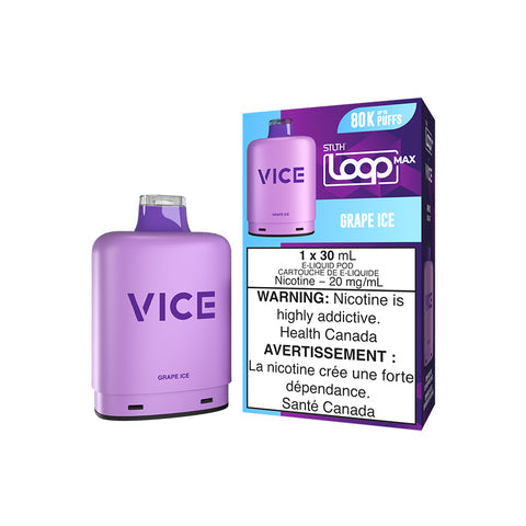 STLTH LOOP MAX X VICE POD 80K - GRAPE ICE