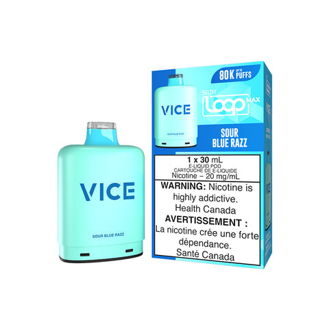 STLTH LOOP MAX X VICE POD 80K - SOUR BLUE RAZZ