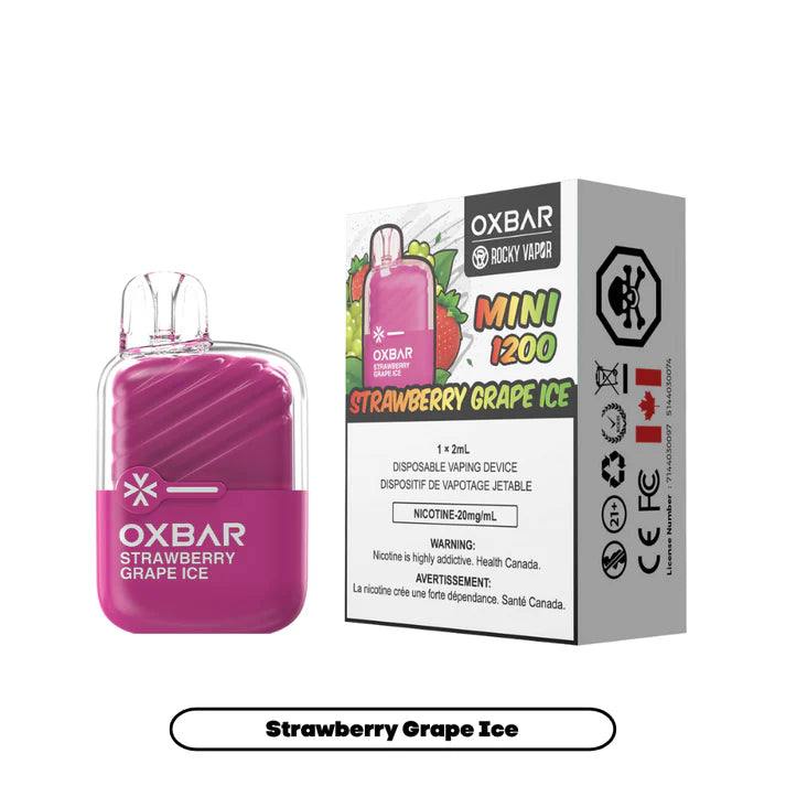 OXBAR MINI 1200 – STRAWBERRY GRAPE ICE