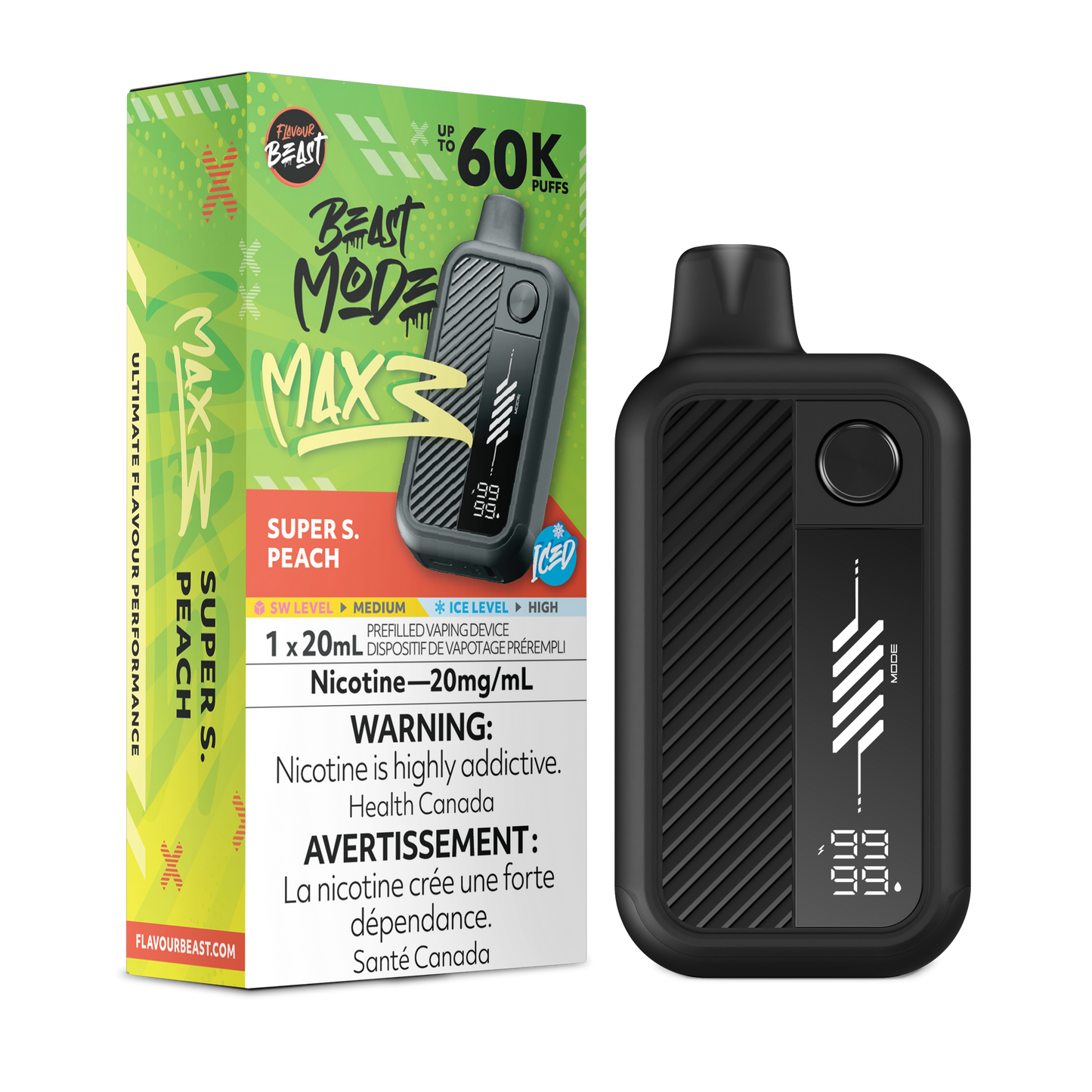 FLAVOUR BEAST MODE MAX 3 SUPER S. PEACH