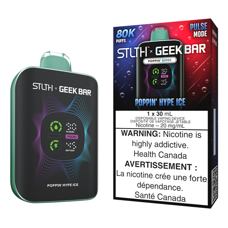 STLTH X GEEKBAR POPPIN’ HYPE ICE
