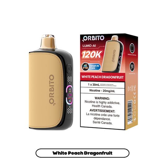 ORBITO LUMO AI 120K 20MG PEACH DRAGONFRUIT