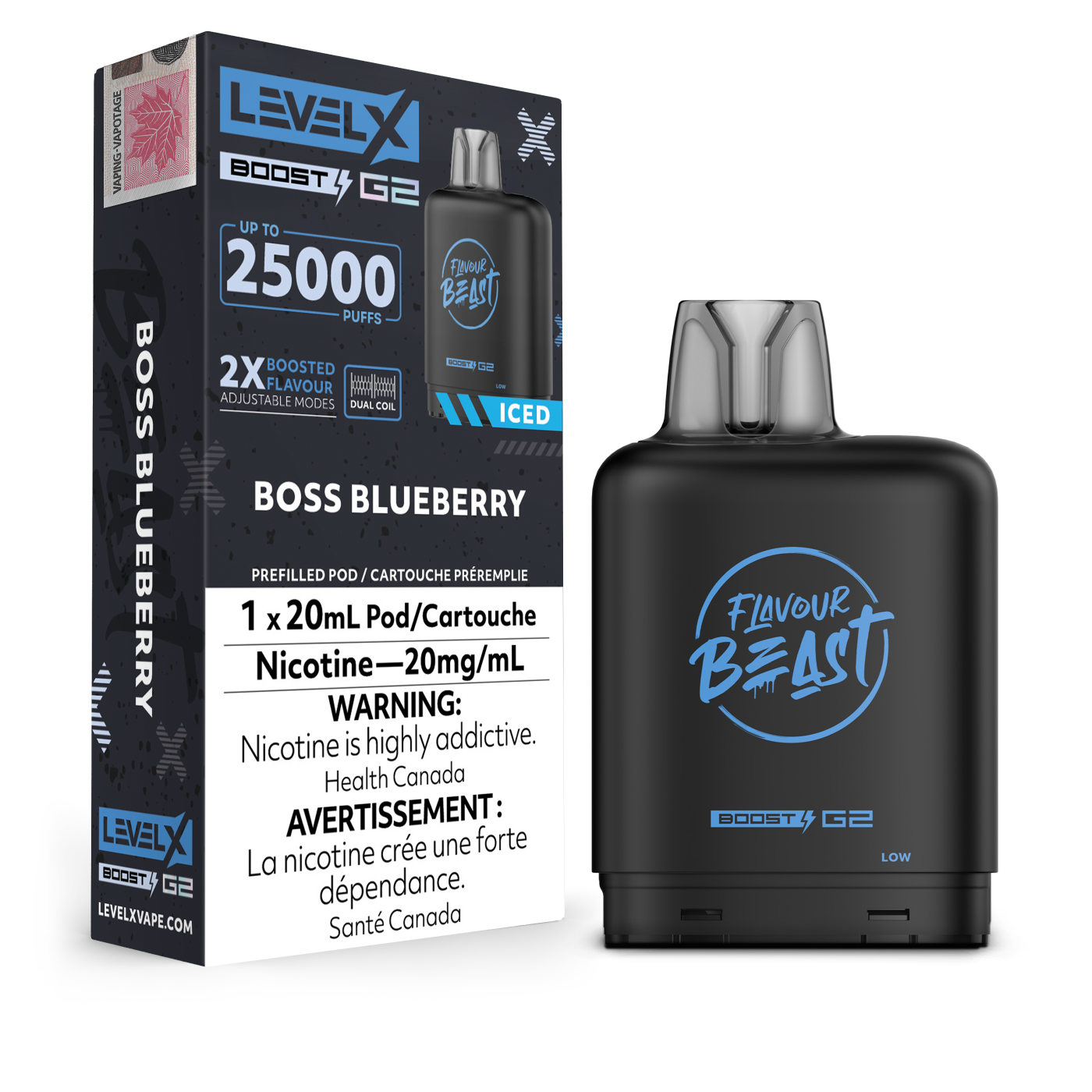 FLAVOUR BEAST LEVEL X BOOST G2 POD 25000