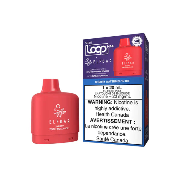 STLTH LOOP MAX X ELFBAR POD PACK - CHERRY WATERMELON ICE