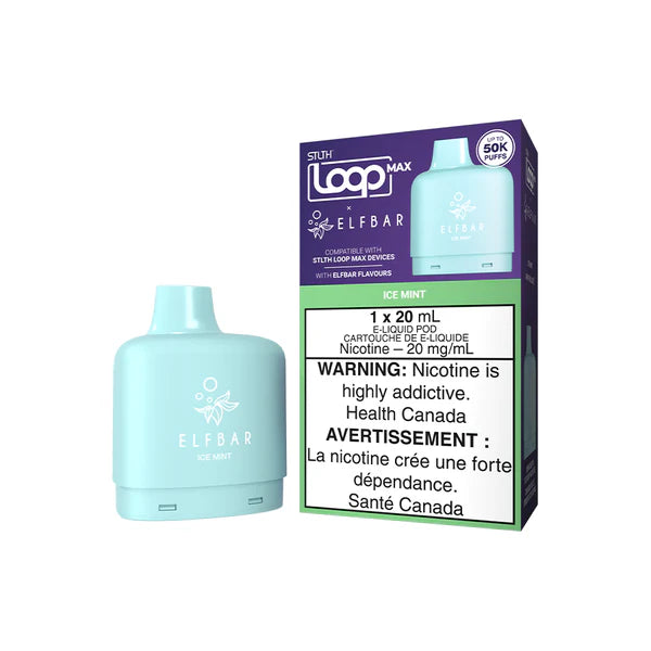 STLTH LOOP MAX X ELFBAR POD PACK - ICE MINT