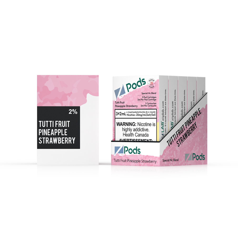 ZPODS – Fruity Pineapple Strawberry (Tutti Frutti)